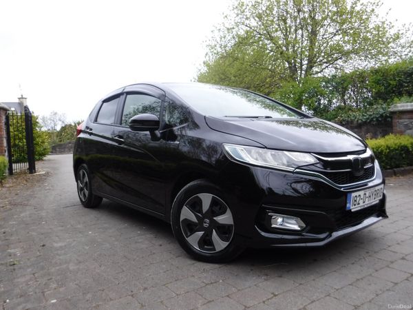 Honda Fit Hatchback, Petrol Hybrid, 2018, Black