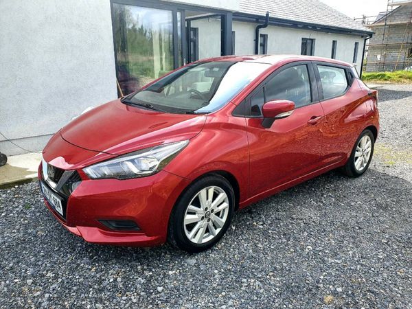 Nissan Micra Hatchback, Petrol, 2021, Red
