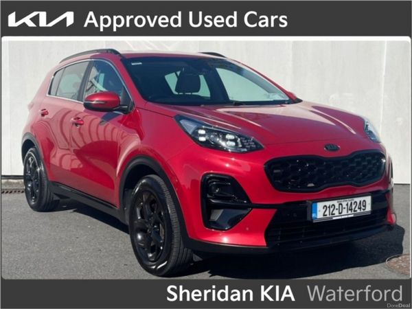 Kia Sportage SUV, Diesel Hybrid, 2021, Red