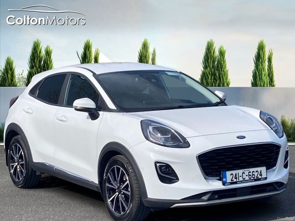 Ford Puma SUV, Petrol Hybrid, 2024, White