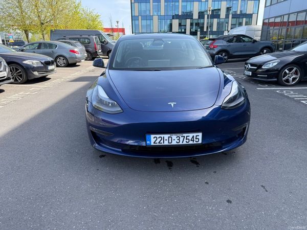 Tesla Model 3 Saloon, Electric, 2022, Blue