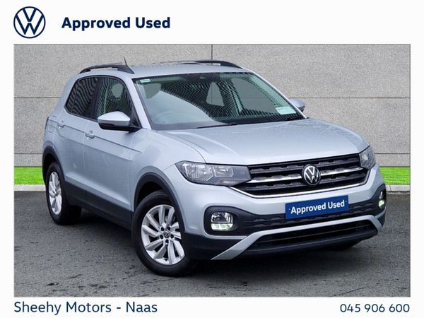 Volkswagen T-Cross Hatchback, Petrol, 2023, Silver
