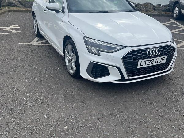 Audi A3 Hatchback, Petrol Hybrid, 2022, White