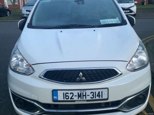 Mitsubishi Mirage Hatchback, Petrol, 2016, White