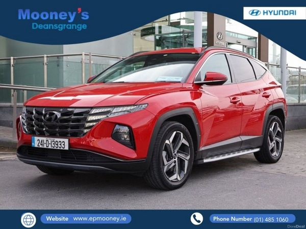 Hyundai Tucson SUV, Petrol Hybrid, 2024, Red