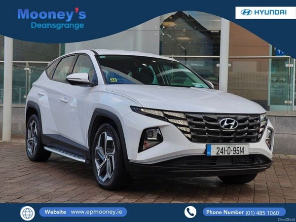 Hyundai Tucson SUV, Petrol Hybrid, 2024, White