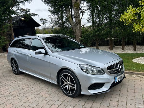 Mercedes-Benz E-Class Estate, Diesel Hybrid, 2014, Silver