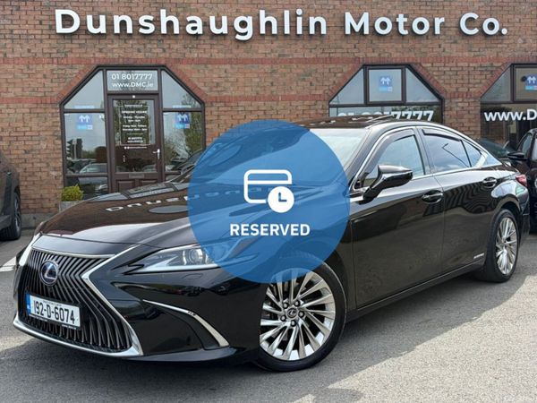 Lexus ES Saloon, Petrol Hybrid, 2019, Black