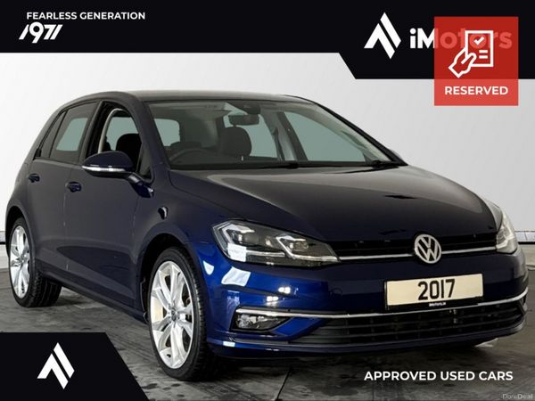 Volkswagen Golf Hatchback, Petrol, 2017, Blue