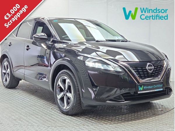 Nissan Qashqai MPV, Petrol Hybrid, 2023, Black