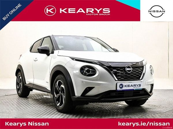 Nissan Juke SUV, Petrol Hybrid, 2023, White