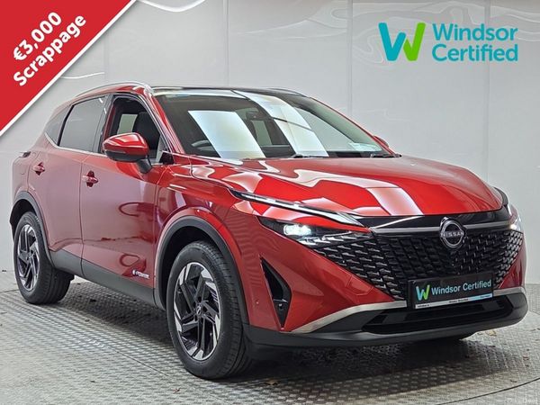 Nissan Qashqai MPV, Petrol Hybrid, 2025, Red