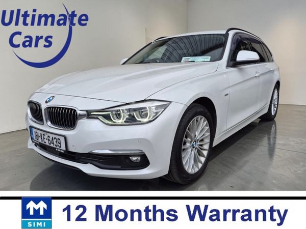 BMW 3-Series Estate, Petrol, 2018, White