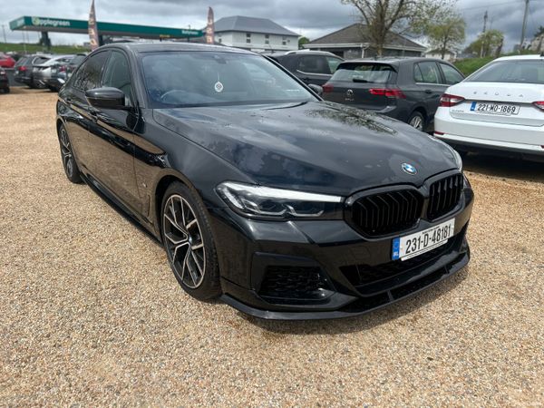 BMW 5-Series Saloon, Diesel Hybrid, 2023, Black