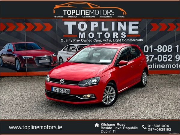Volkswagen Polo Hatchback, Petrol, 2017, Red