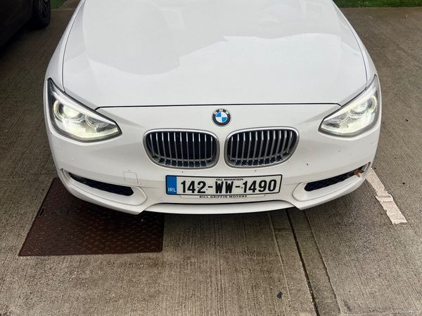 BMW 1-Series Hatchback, Petrol, 2014, White