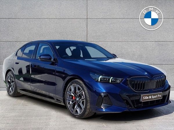 BMW 5-Series Saloon, Petrol Plug-in Hybrid, 2026, Blue