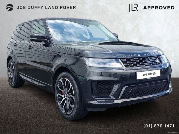 Land Rover Range Rover Sport SUV, Petrol Plug-in Hybrid, 2021, Black