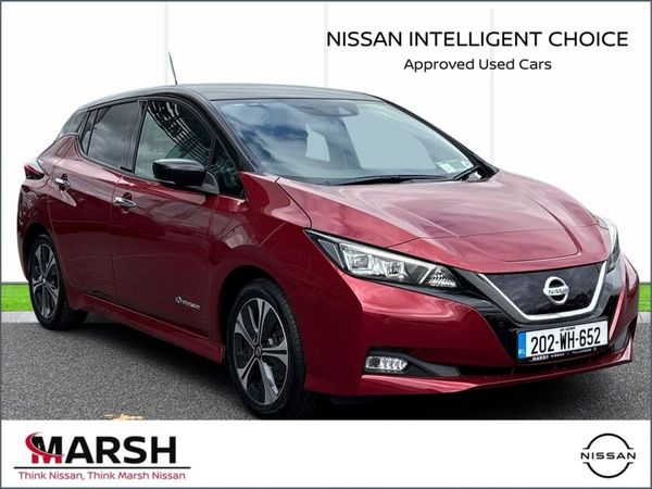 Nissan Leaf Hatchback, Electric, 2020, Red