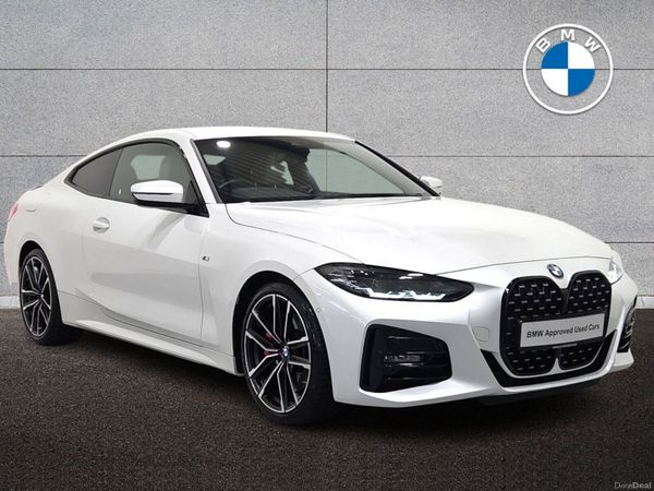 BMW 4-Series Coupe, Diesel Hybrid, 2023, White