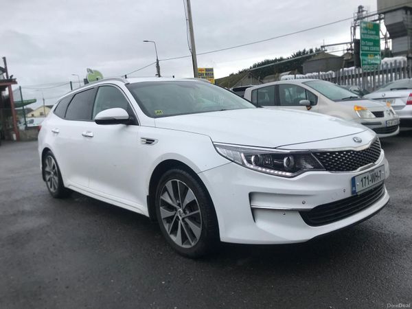 Kia Optima Estate, Diesel, 2017, White