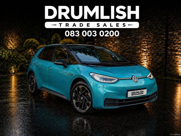 Volkswagen ID.3 Hatchback, Electric, 2022, Green