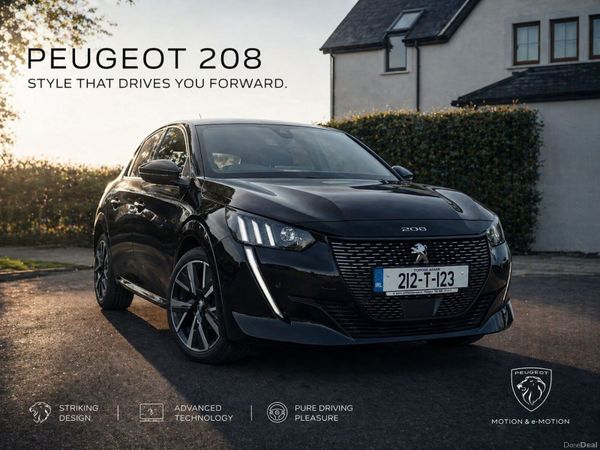 Peugeot 208 Hatchback, Petrol, 2021, Black