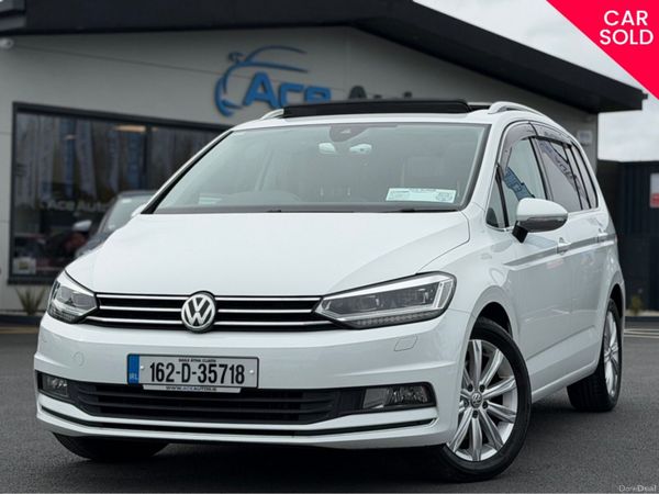 Volkswagen Touran MPV, Petrol, 2016, White