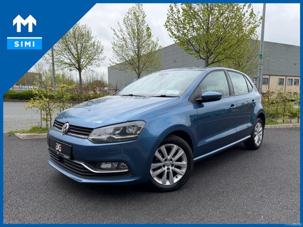 Volkswagen Polo Hatchback, Petrol, 2017, Blue