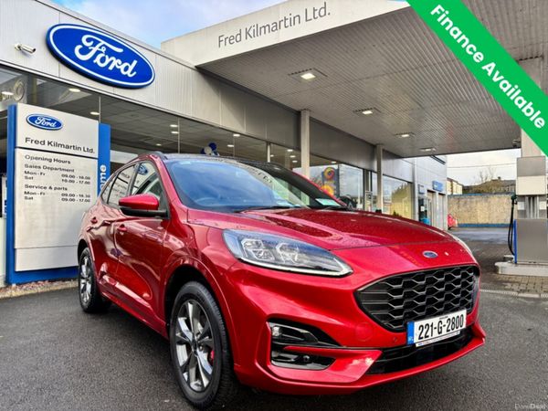 Ford Kuga MPV, Petrol Plug-in Hybrid, 2022, Red