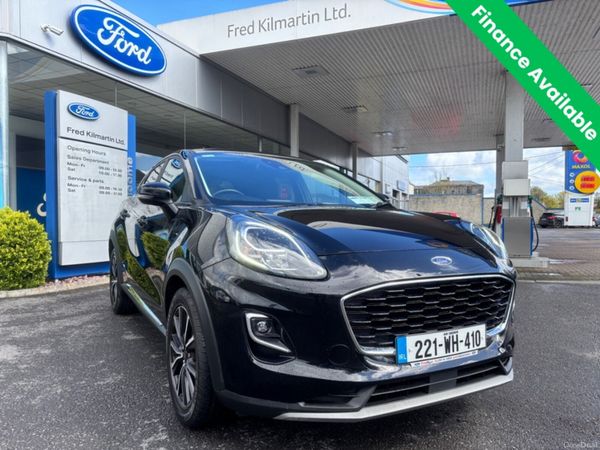 Ford Puma MPV, Petrol Hybrid, 2022, Black