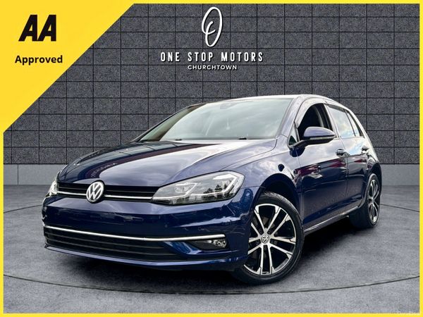 Volkswagen Golf Hatchback, Petrol, 2019, Blue