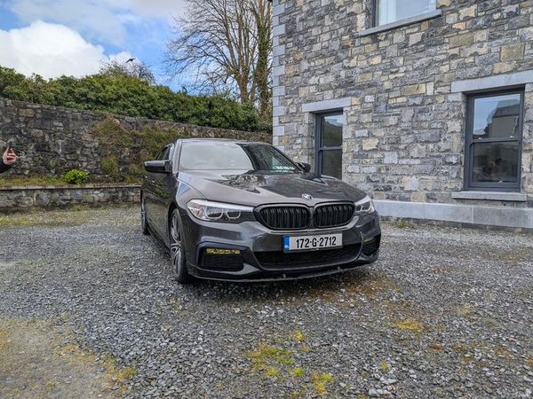 BMW 5-Series Saloon, Petrol Plug-in Hybrid, 2017, Grey