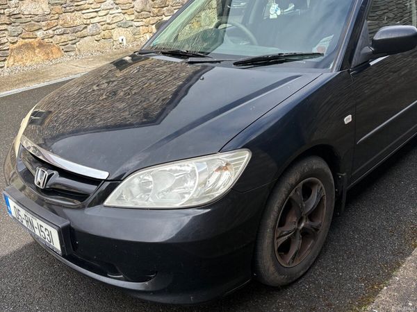 Honda Civic Saloon, Petrol, 2005, Black