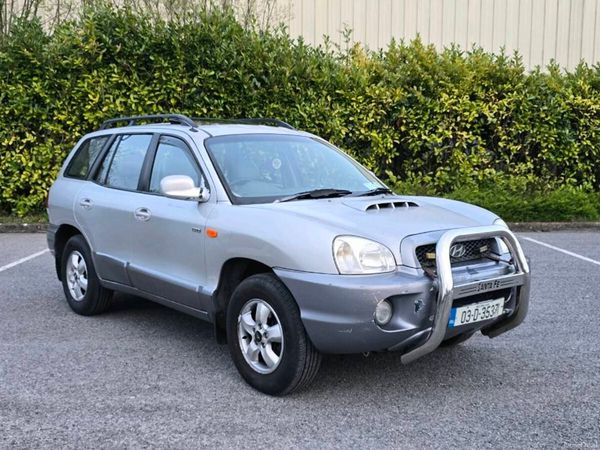 Hyundai Santa Fe SUV, Diesel, 2003, Silver