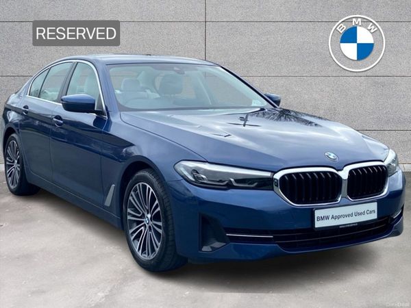 BMW 5-Series Saloon, Diesel, 2022, Blue