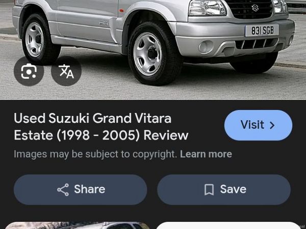 Suzuki Grand Vitara SUV, Petrol, 2005, Blue