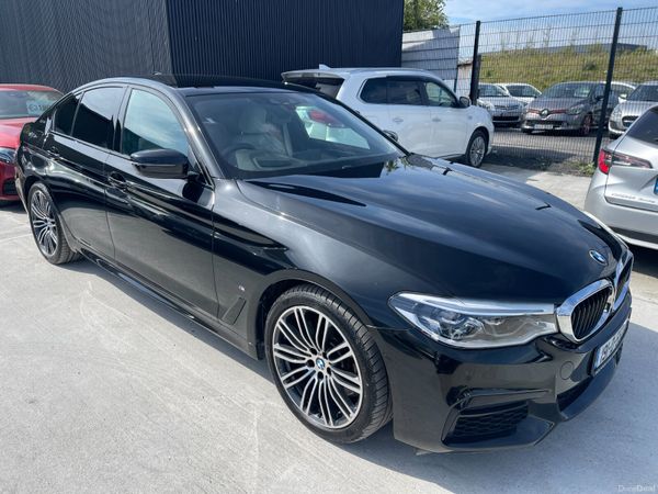 BMW 5-Series Saloon, Petrol Plug-in Hybrid, 2019, Black