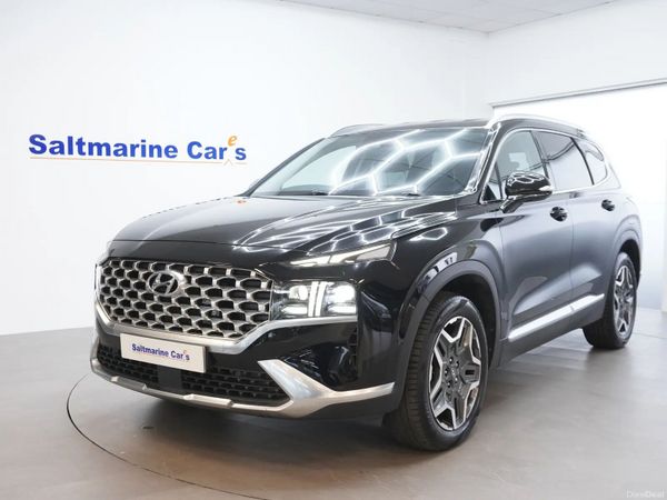 Hyundai Santa Fe SUV, Petrol Hybrid, 2021, Black