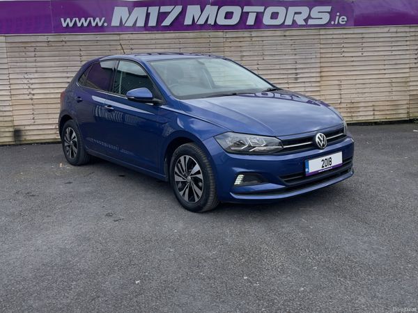 Volkswagen Polo Hatchback, Petrol, 2018, Blue