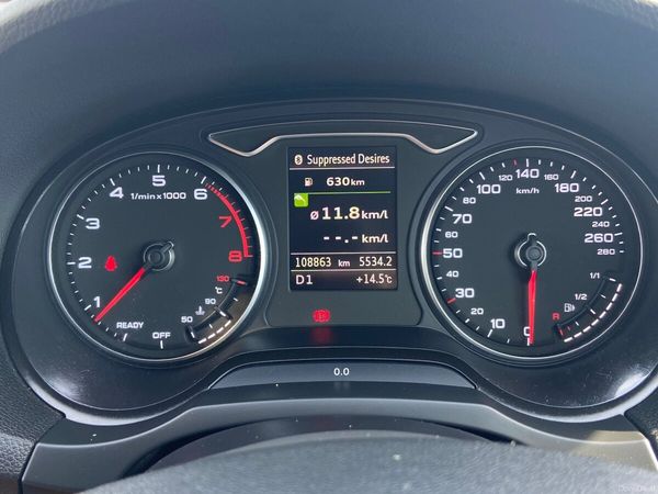 Audi A3 Saloon, Petrol, 2016, Black