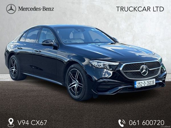 Mercedes-Benz E-Class Saloon, Diesel Plug-in Hybrid, 2025, Black