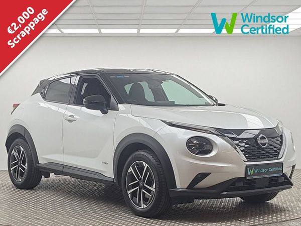 Nissan Juke SUV, Petrol Hybrid, 2025, White