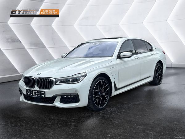 BMW 7-Series Saloon, Petrol Hybrid, 2017, White