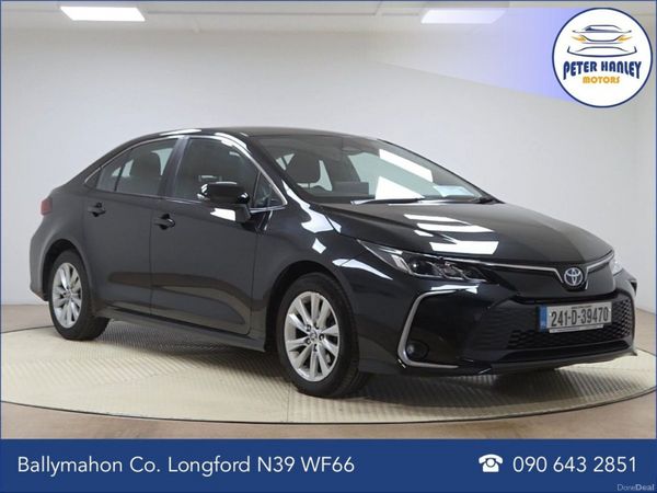 Toyota Corolla Saloon, Petrol Hybrid, 2024, Black