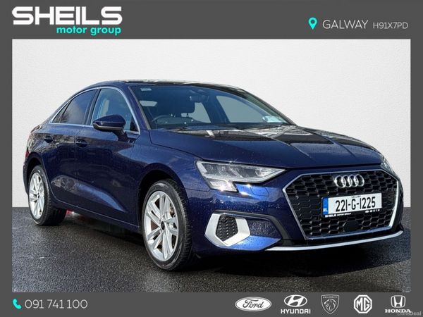 Audi A3 Saloon, Petrol, 2022, Blue