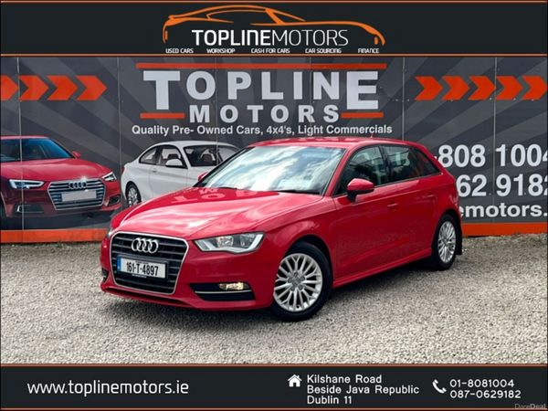 Audi A3 Hatchback, Diesel, 2016, Red