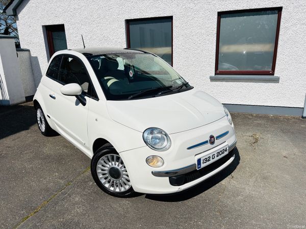 Fiat 500 Hatchback, Petrol, 2013, White