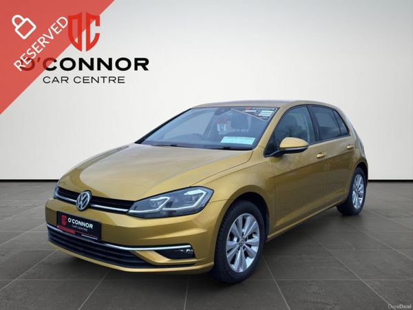 Volkswagen Golf Hatchback, Petrol, 2017, Gold