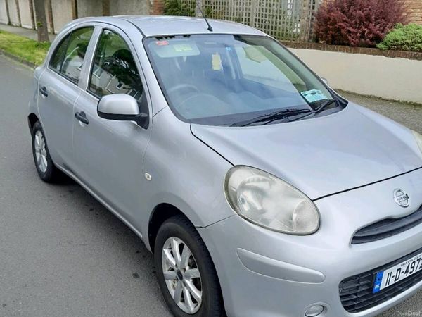Nissan March Hatchback, Petrol, 2011, Silver